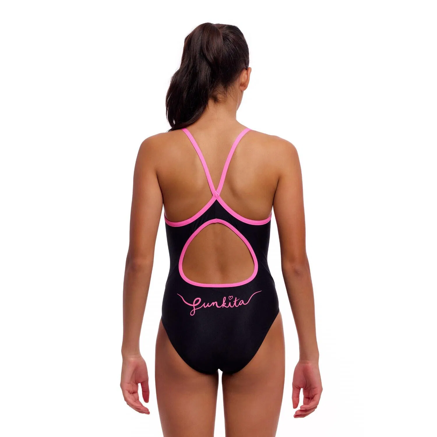 Детский тренировочный купальник Diamond Back Funkita, Schwarz — фото 2