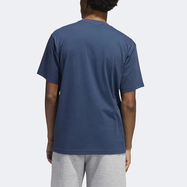 Футболка с принтом Adidas Originals Surreal Summer, синий — фото 2