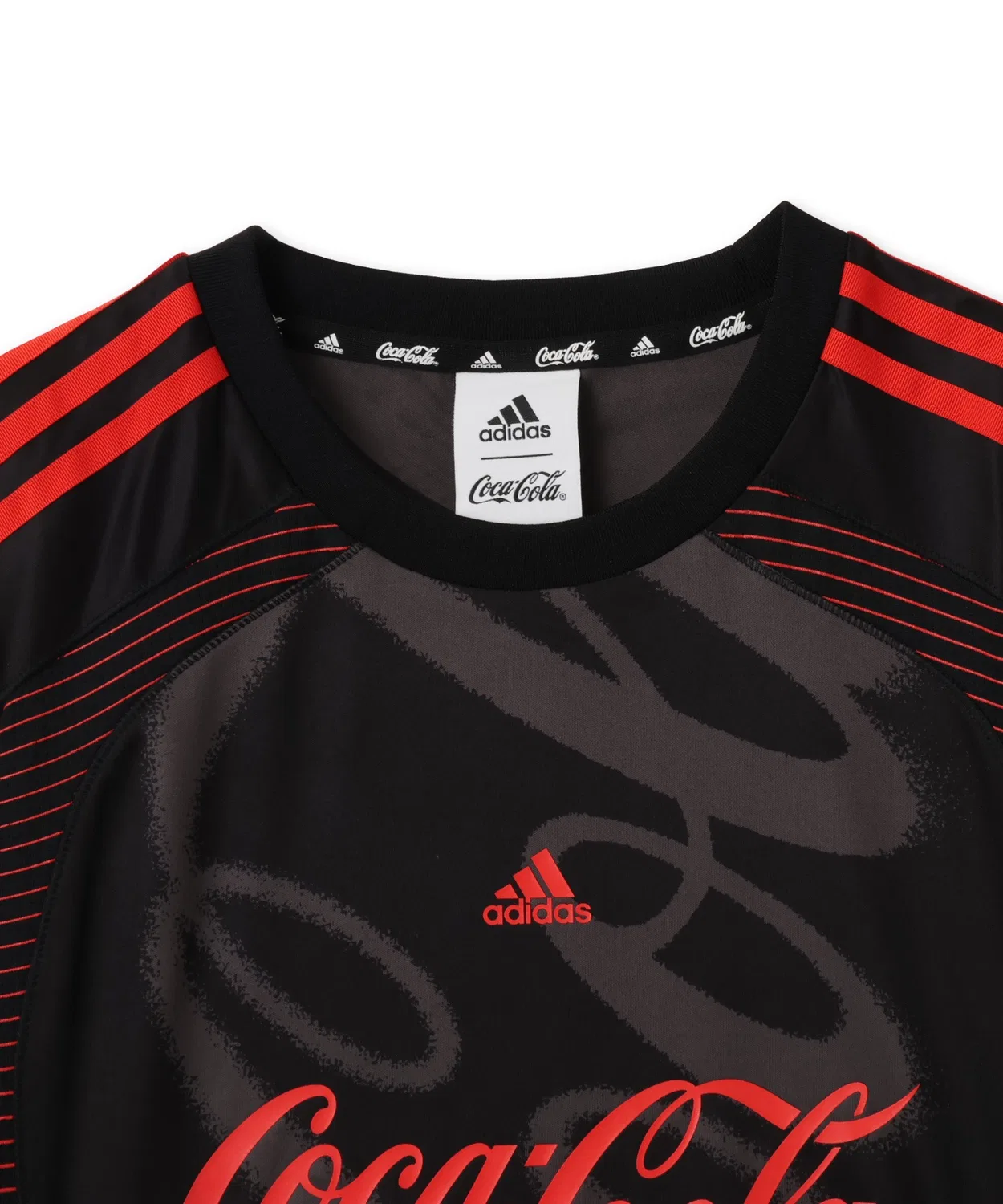 Мужская джерси с длинным рукавомAdidas COCA COLA TEAMGEIST 26 JERSEY, Black — фото 3