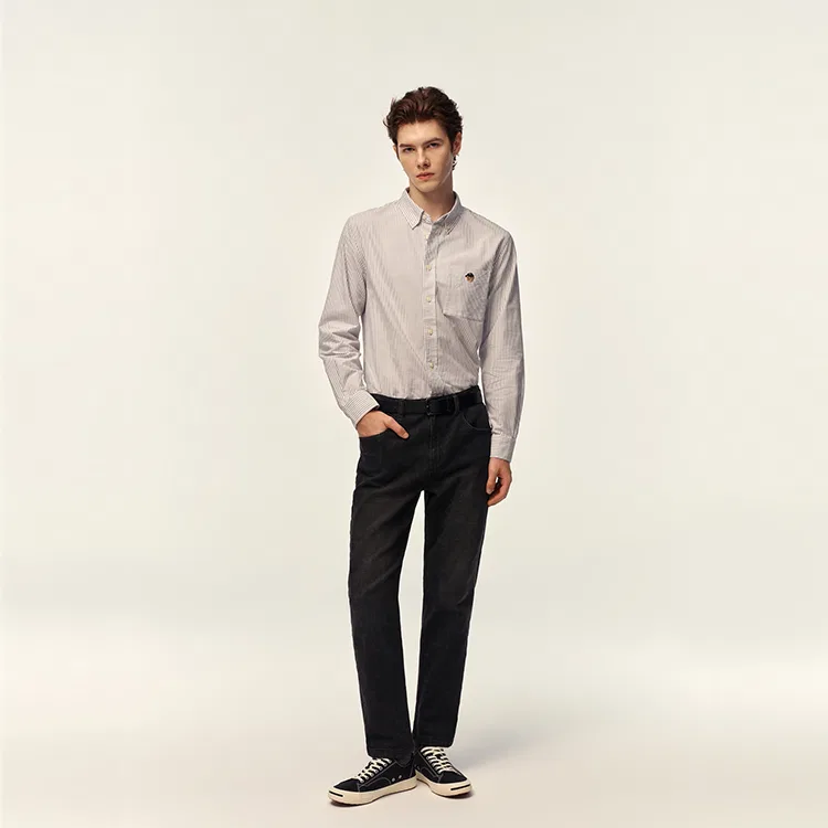 Детские джинсы Zero Pressure Pants Jeans Teenie Weenie Men, Gray — фото 4