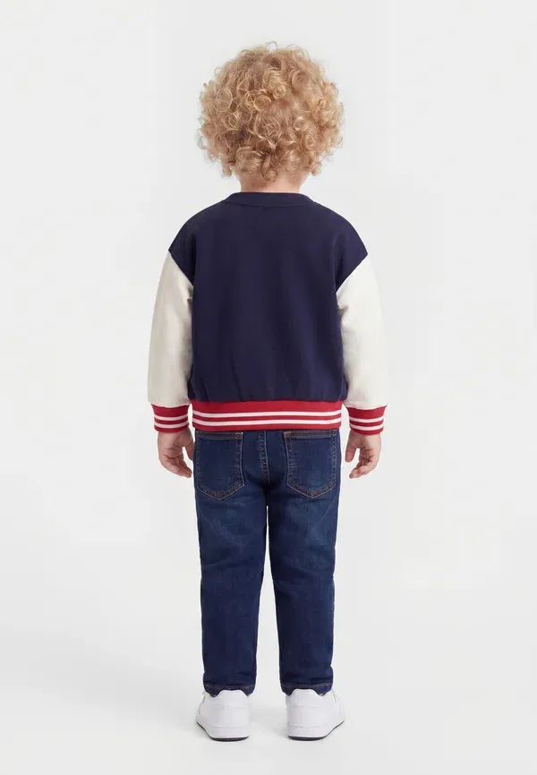 Бомбер хлопковый Bomber Petit Bateau Soir/Milk — фото 2