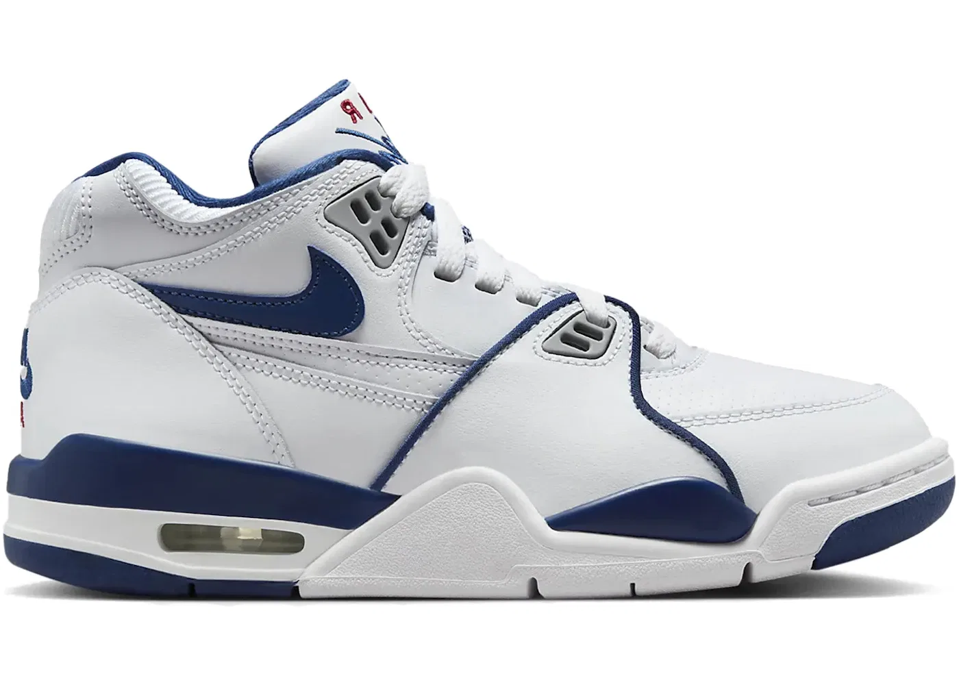 Детские кроссовки Lifestyle Nike Air Flight '89, White/Wolf Grey/Varsity Red/Dark Royal Blue