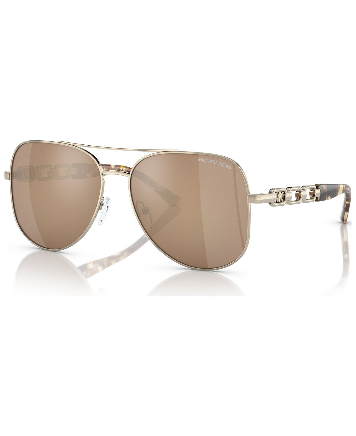 

Женские солнцезащитные очки, mk112158-z Michael Kors, светло-золотистый