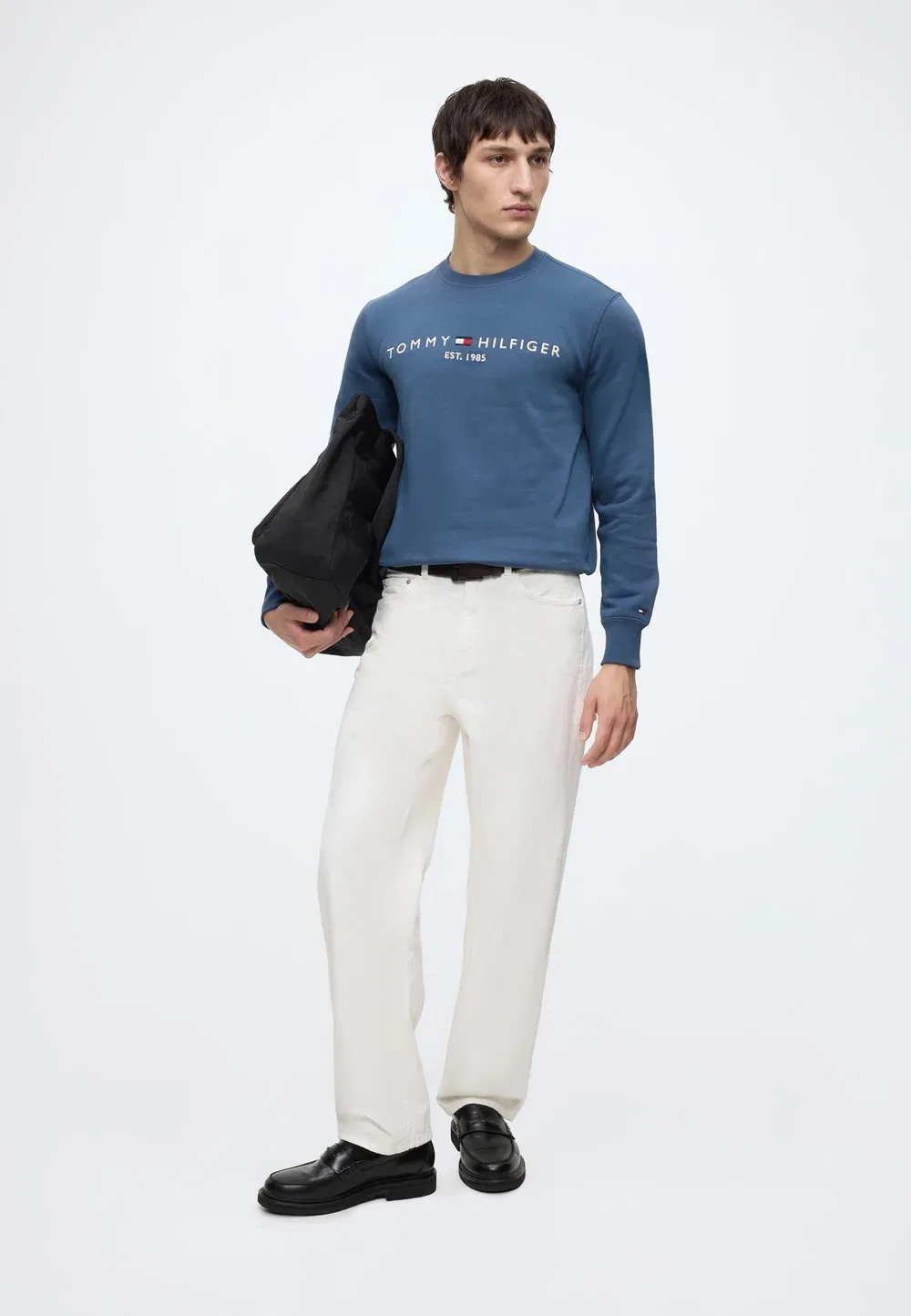 Логотип - толстовка Tommy Hilfiger, Aegean Sea — фото 2