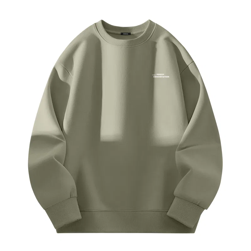 Детское свитшот с круглым вырезом MINISO, Gray Pea Green