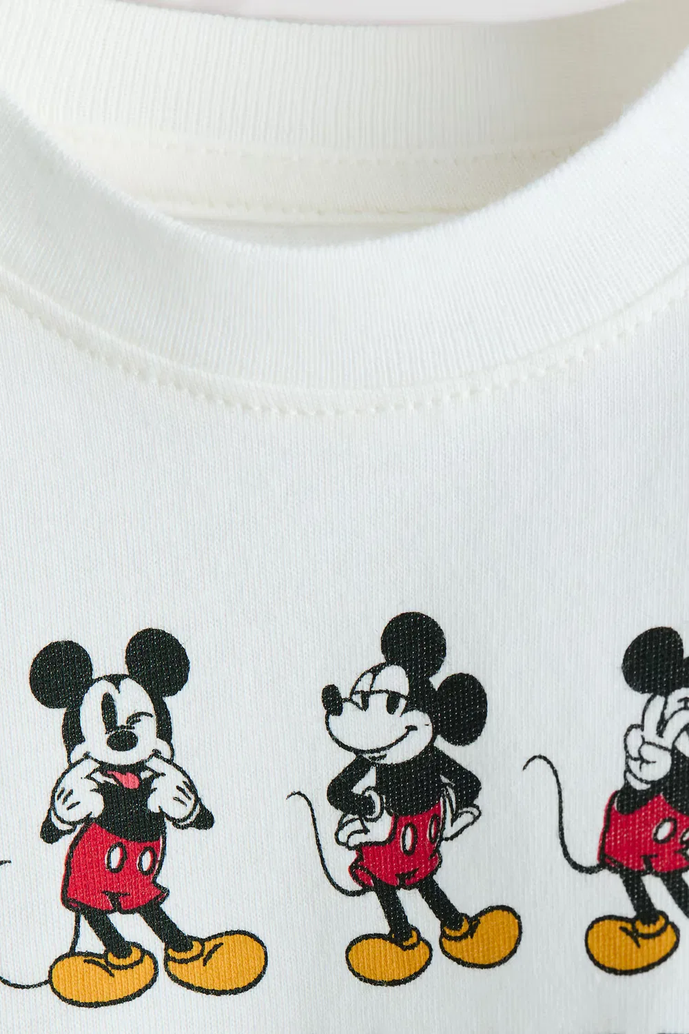Хлопковая футболка с принтом H&M, Weiß/Micky Maus — фото 2