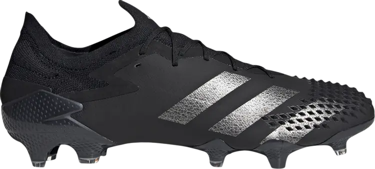 Бутсы Adidas Predator Mutator 20.1 FG 'Demonskin - Black Silver Metallic', черный