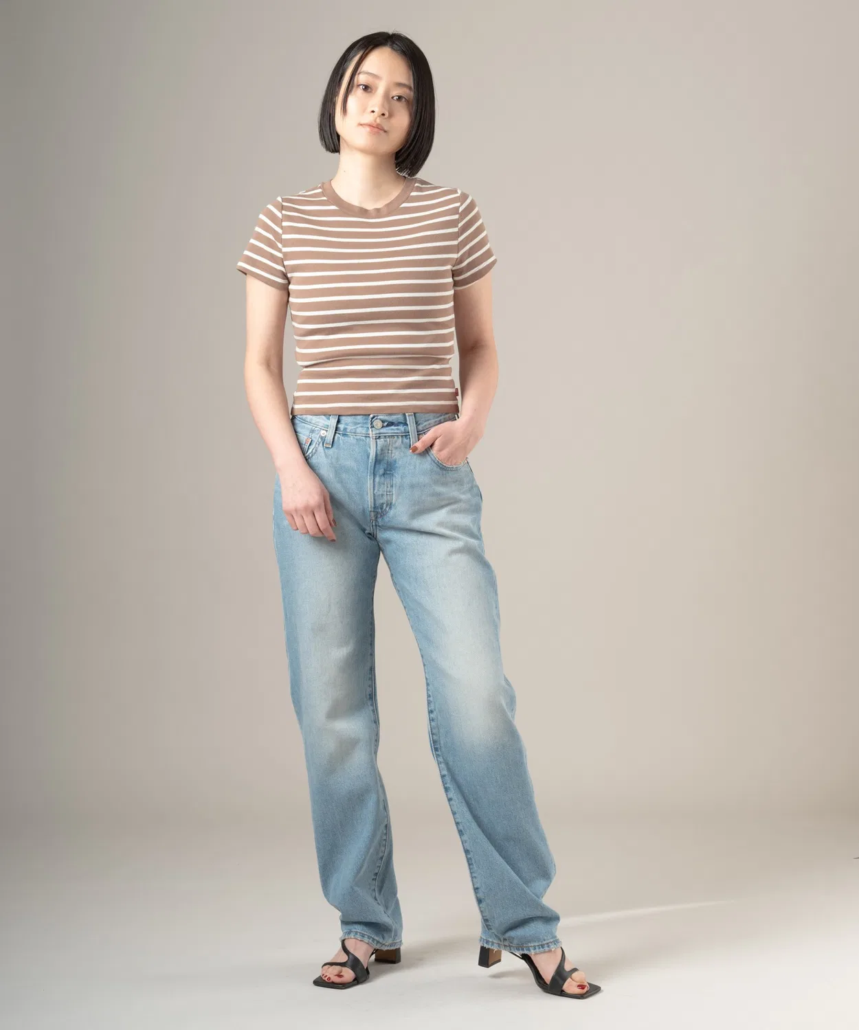 Женские джинсы свободного кроя 90'S 501 Levi's, Indigo Blue — фото 4