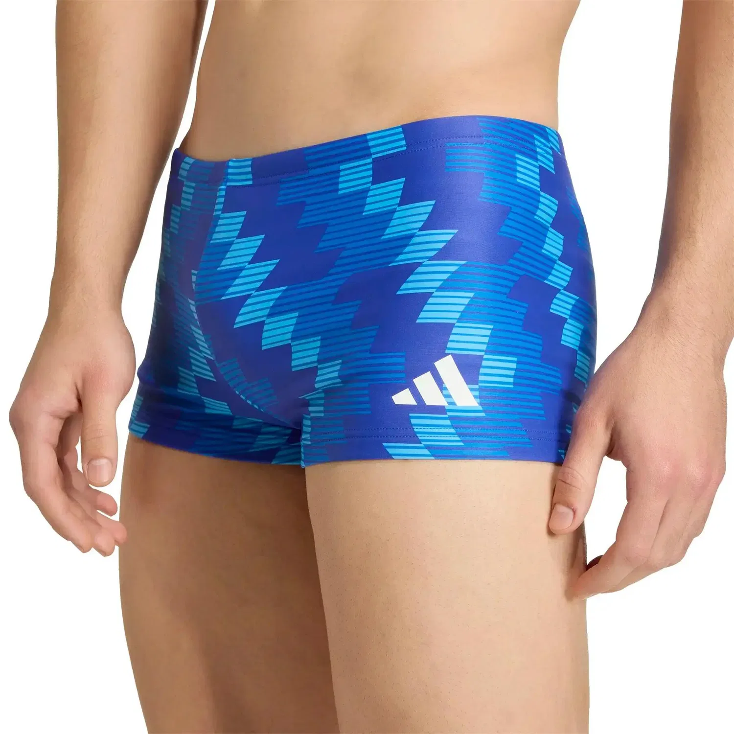 Мужские плавки с принтом Badeboxer adidas Graphic Adidas, Blau — фото 4