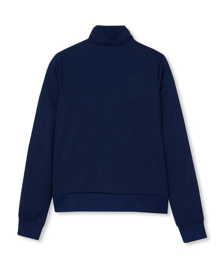 Детская спортивная куртка из трикотажа Active Tricot Track Jacket Lands' End, Navy — фото 2