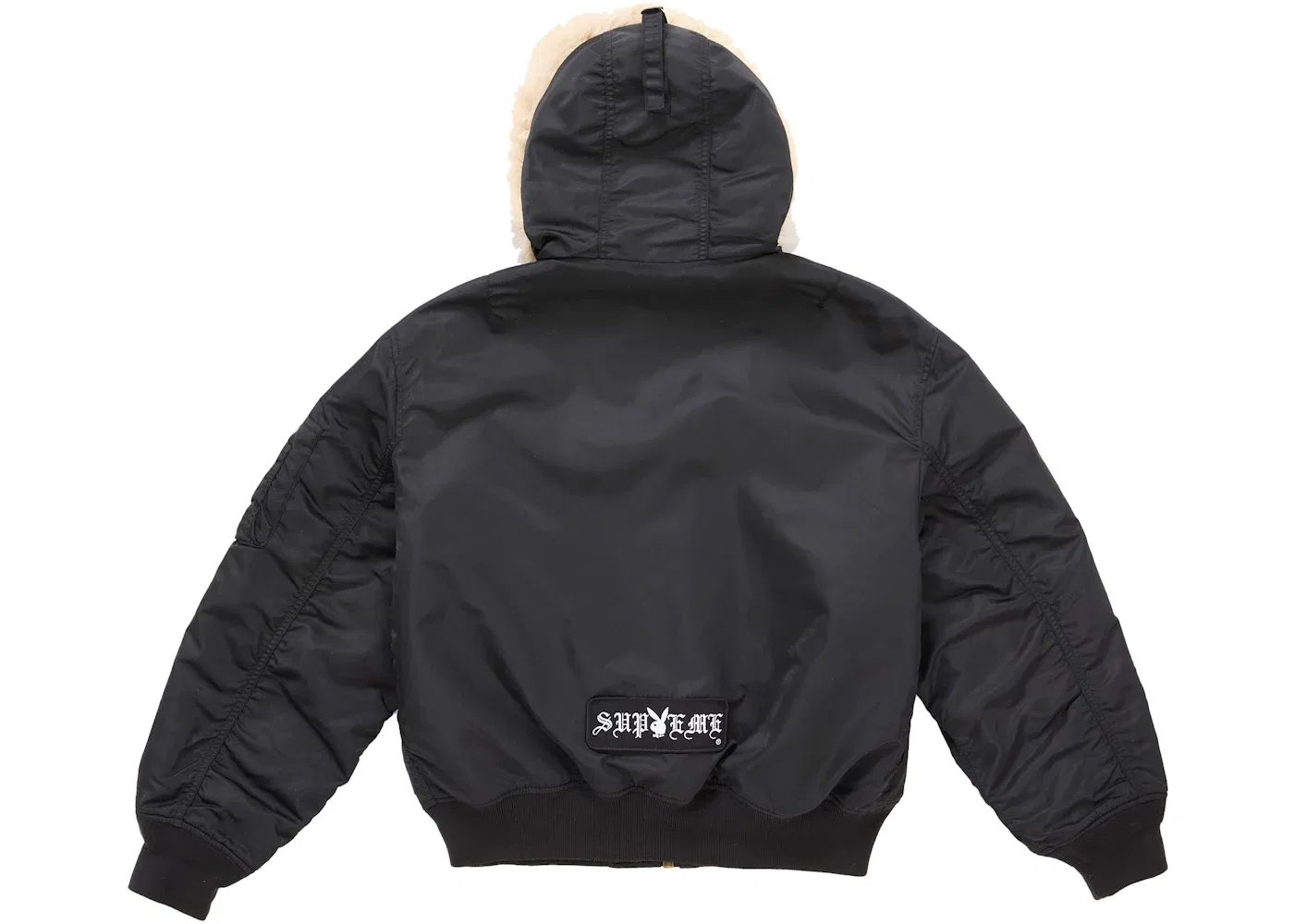 Мужская куртка-бомбер с принтом MA-1 Supreme, Black — фото 3