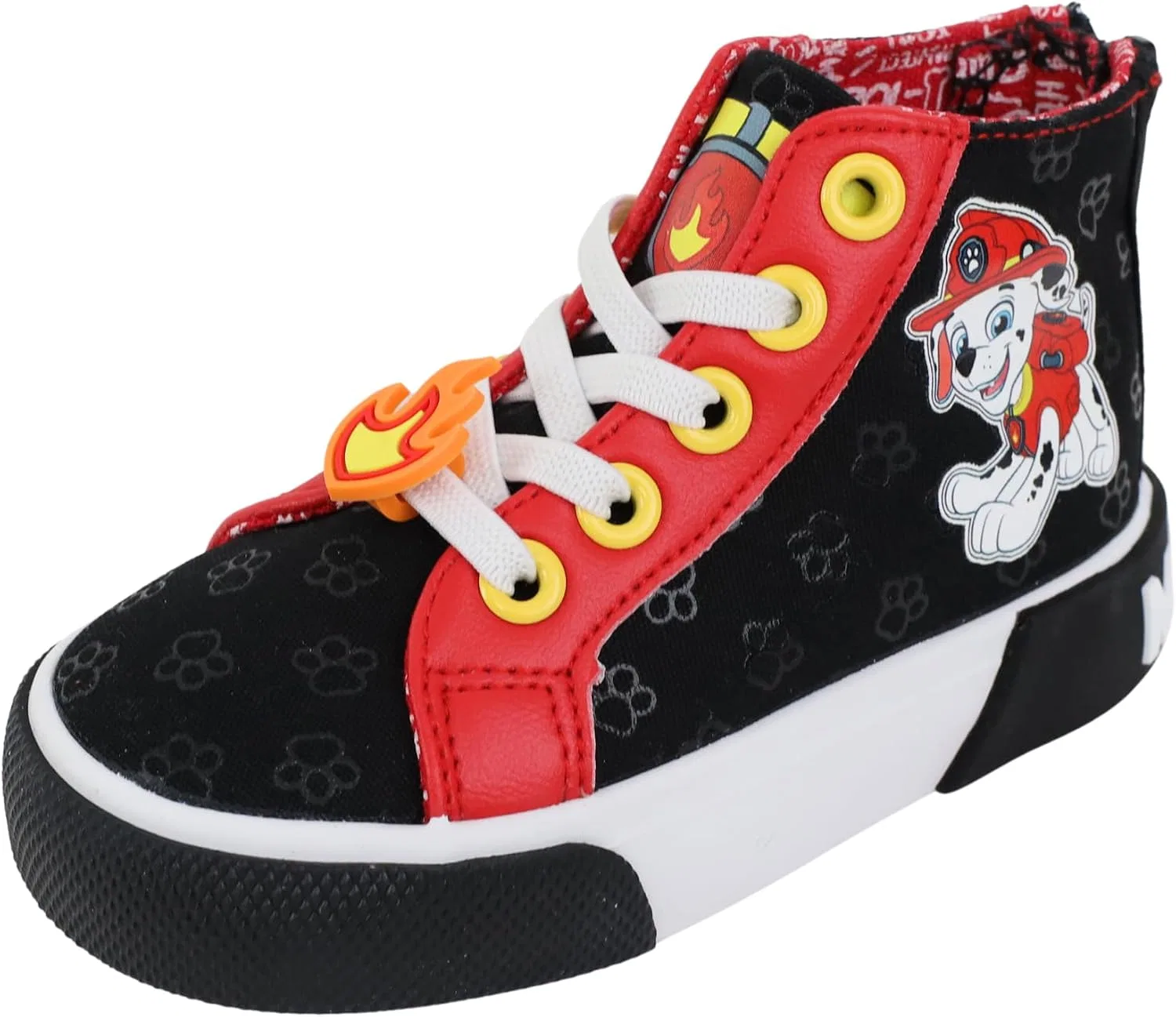 Детские кроссовки для мальчиков с высоким верхом Paw Patrol Boys High Top Sneakers Ground Up, Black — фото 3