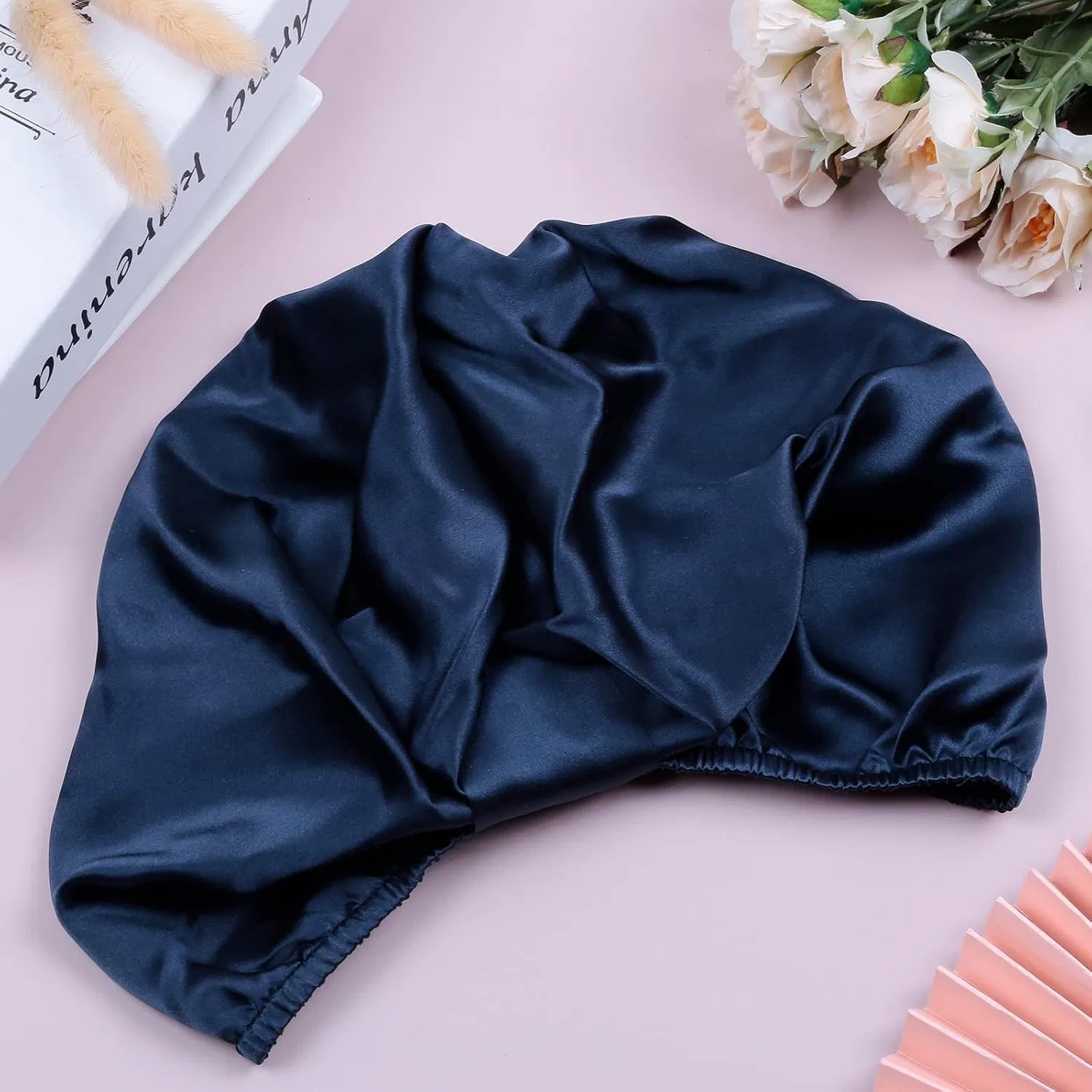 Шапочка для душа Mulberry Silk, Large Size, Darkblue Sportmusies — фото 3
