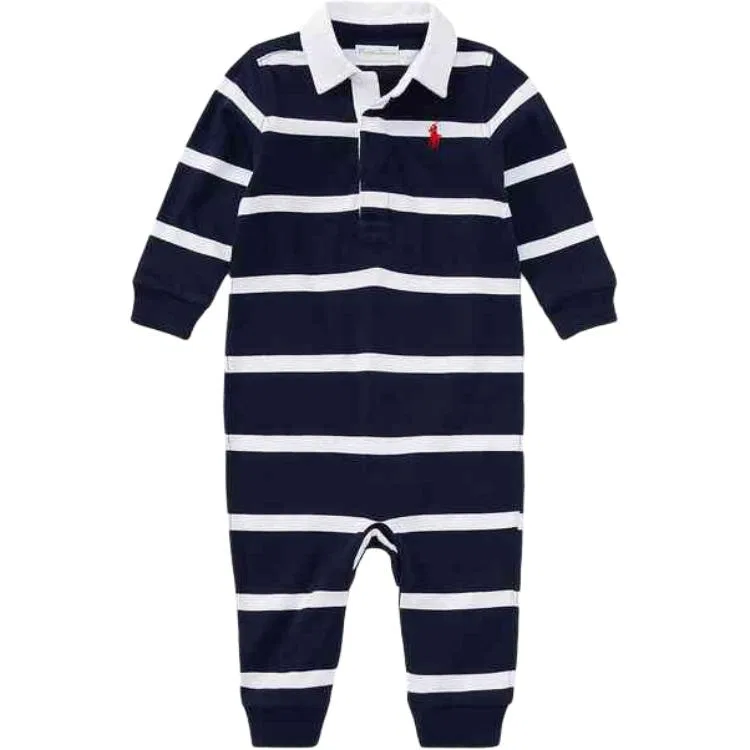 Детский комбинезон с длинным рукавом Polo Ralph Lauren, Marine Blue