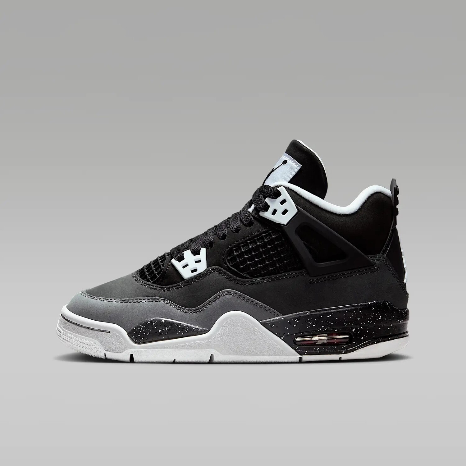 

Кроссовки для подростков Air Jordan 4 Retro 'Fear', черный
