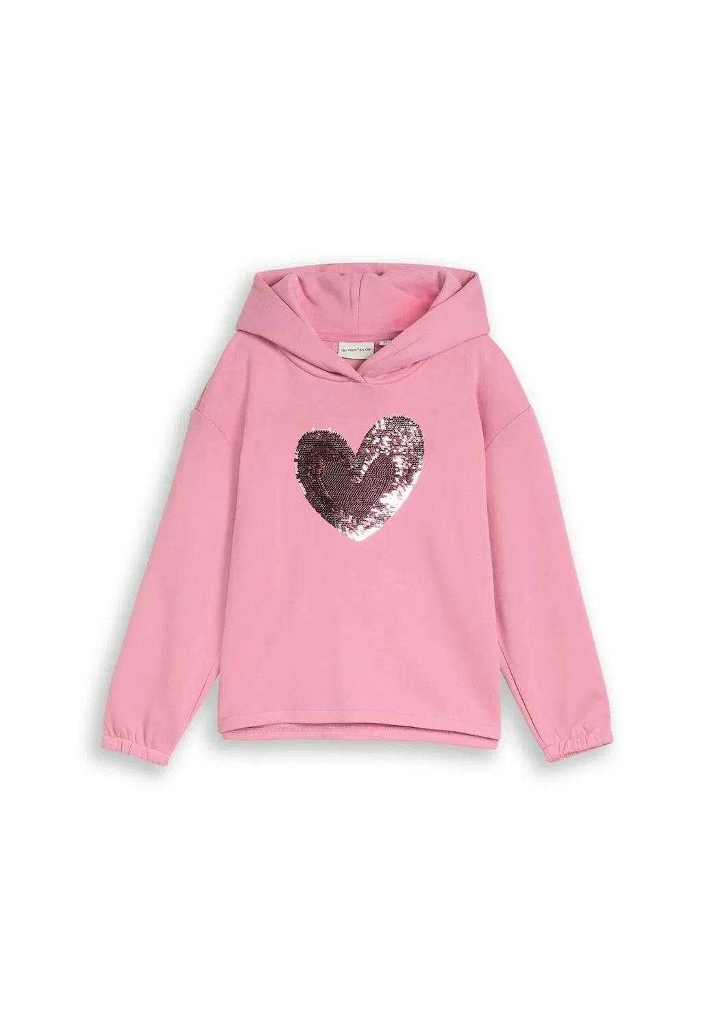 Толстовка Strick & sweatshirts hoodie sweatshirt mit wendepailletten - sweatshirt Tom Tailor, Smooth Rose