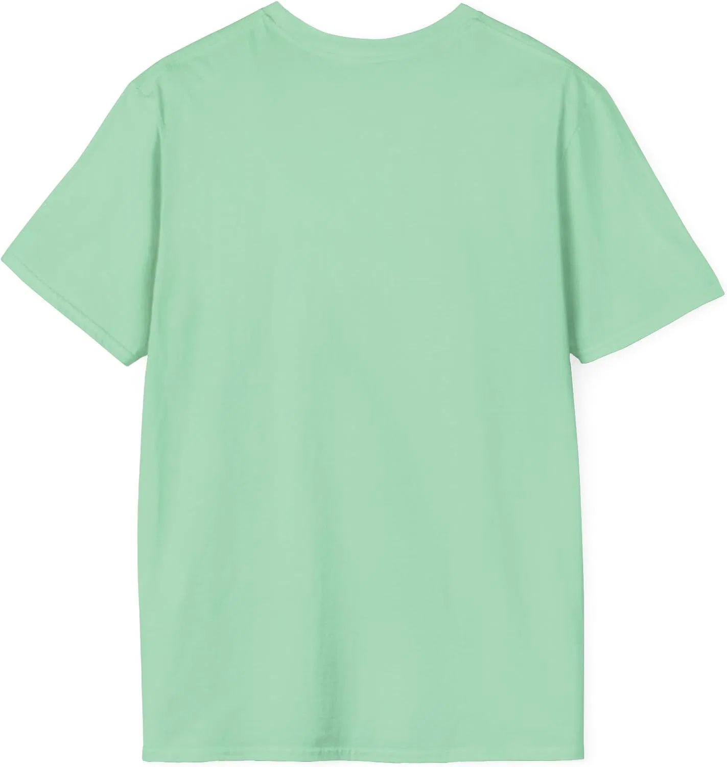 Унисекс футболка с баскетбольным принтом Gildan 64000, Mint Green — фото 3