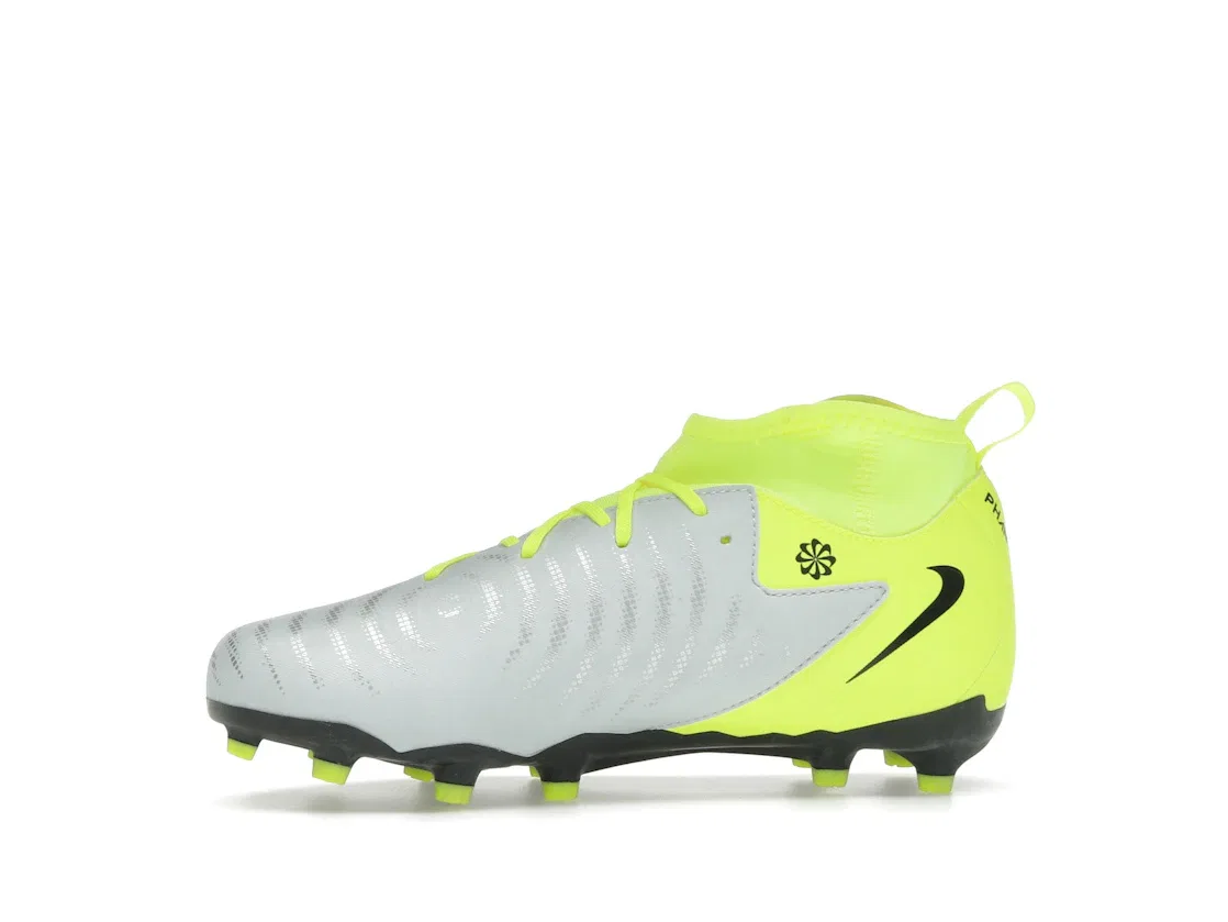 Детские бутсы Nike Jr. Phantom Luna 2 Academy MG, Metallic Silver Volt Black — фото 3