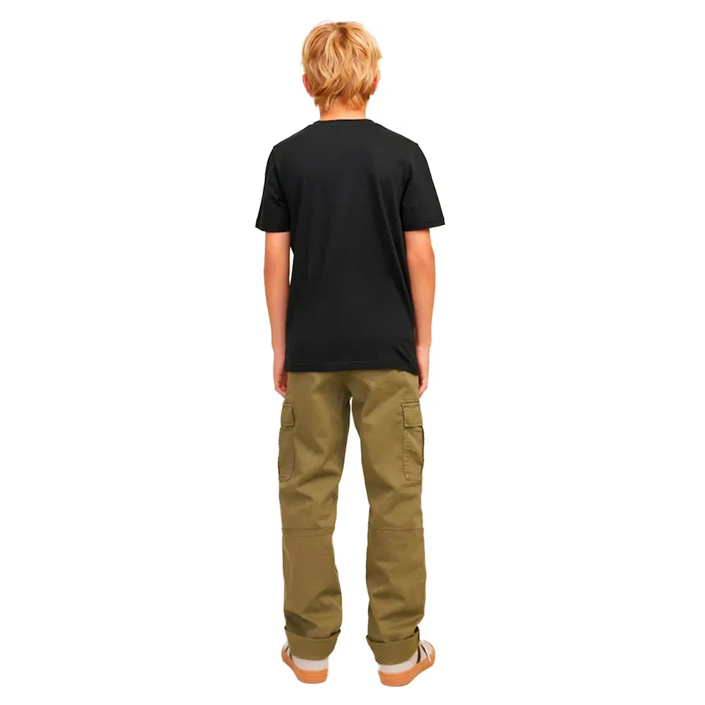 Детская футболка с коротким рукавом Outdoor Logo Jack & jones, Black — фото 2