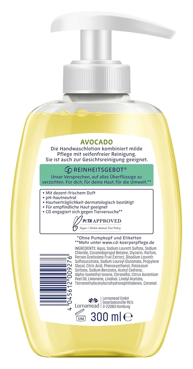 Жидкое мыло CD Avocado Wash Lotion, 300 мл — фото 2