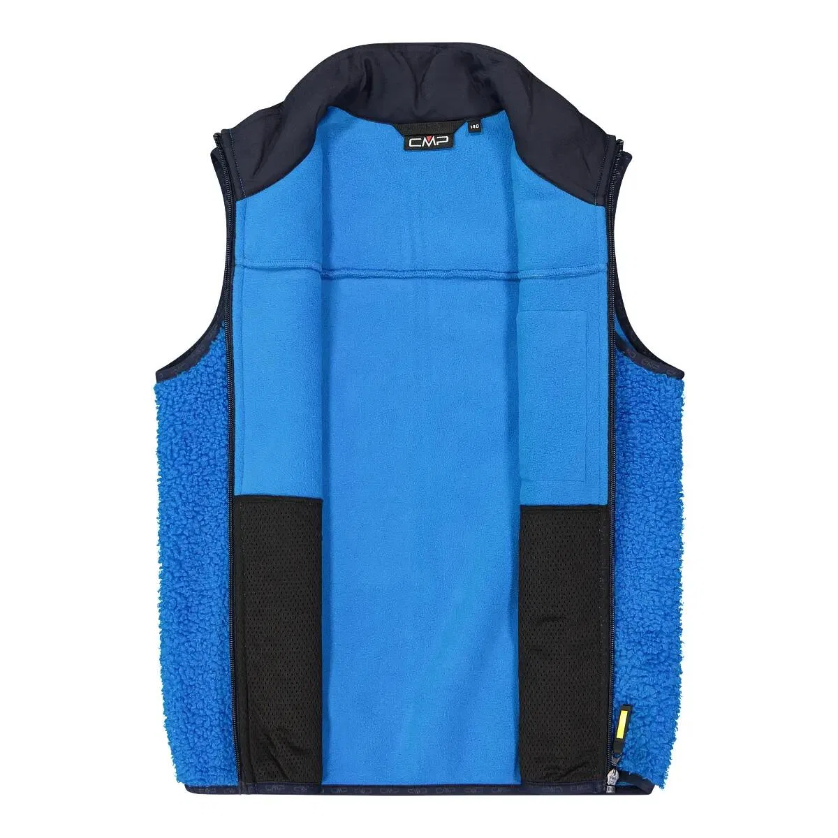 Детская утепленная жилетка CMP Kid Vest, Konigsblau Schwarz Gelb — фото 4