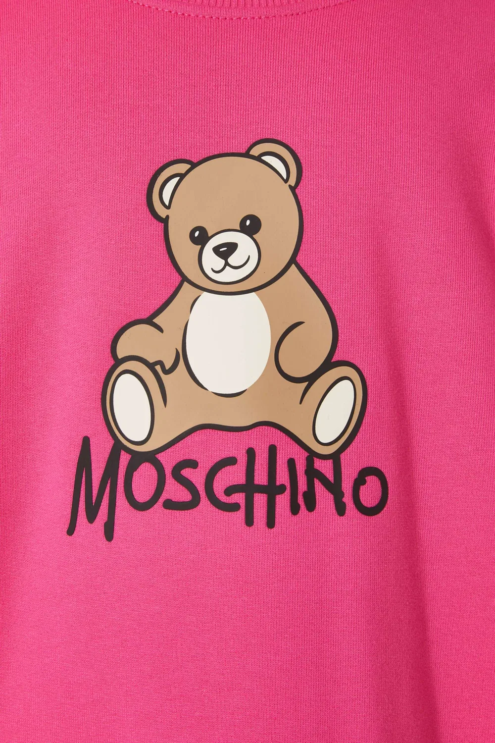 Платье из футера с принтом Teddy Bear Moschino — фото 3