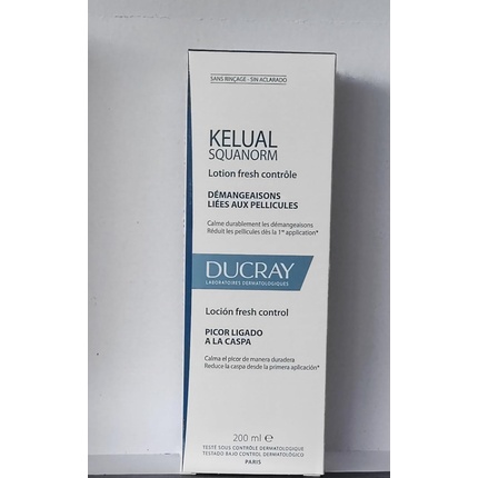 

Kelual Squanorm Освежающий лосьон от перхоти и зуда 200 мл Ducray