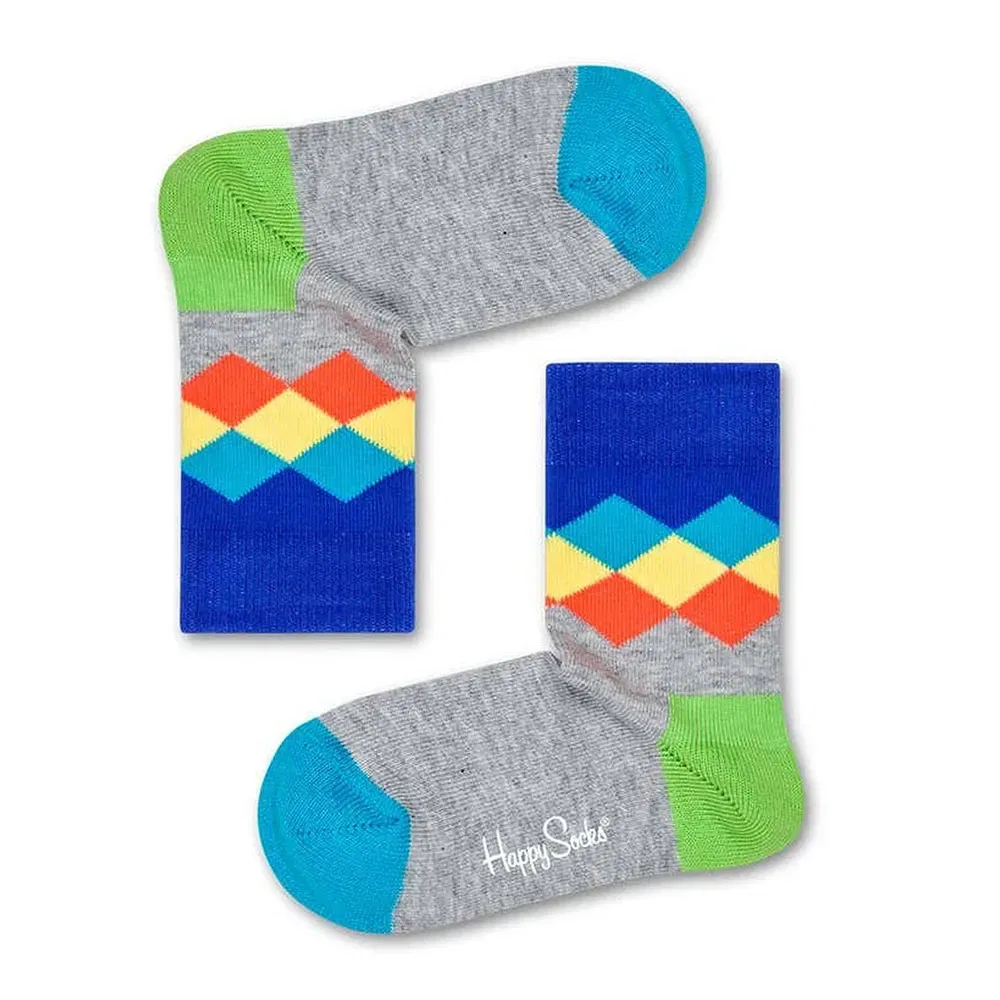 Носки Faded Diamond Happy Socks, серый