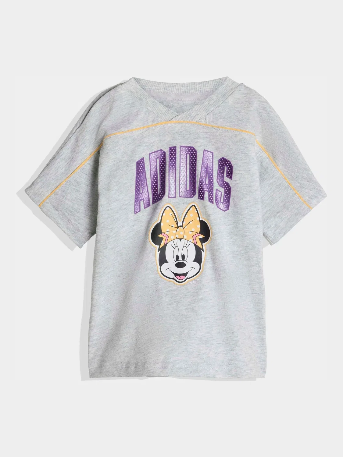 Комплект футболка и шорты Minnie Mouse adidas, серый — фото 2