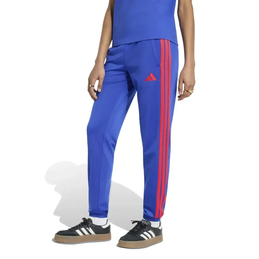 Женские спортивные штаны с принтом Olympique De Lyon Adidas, Blue