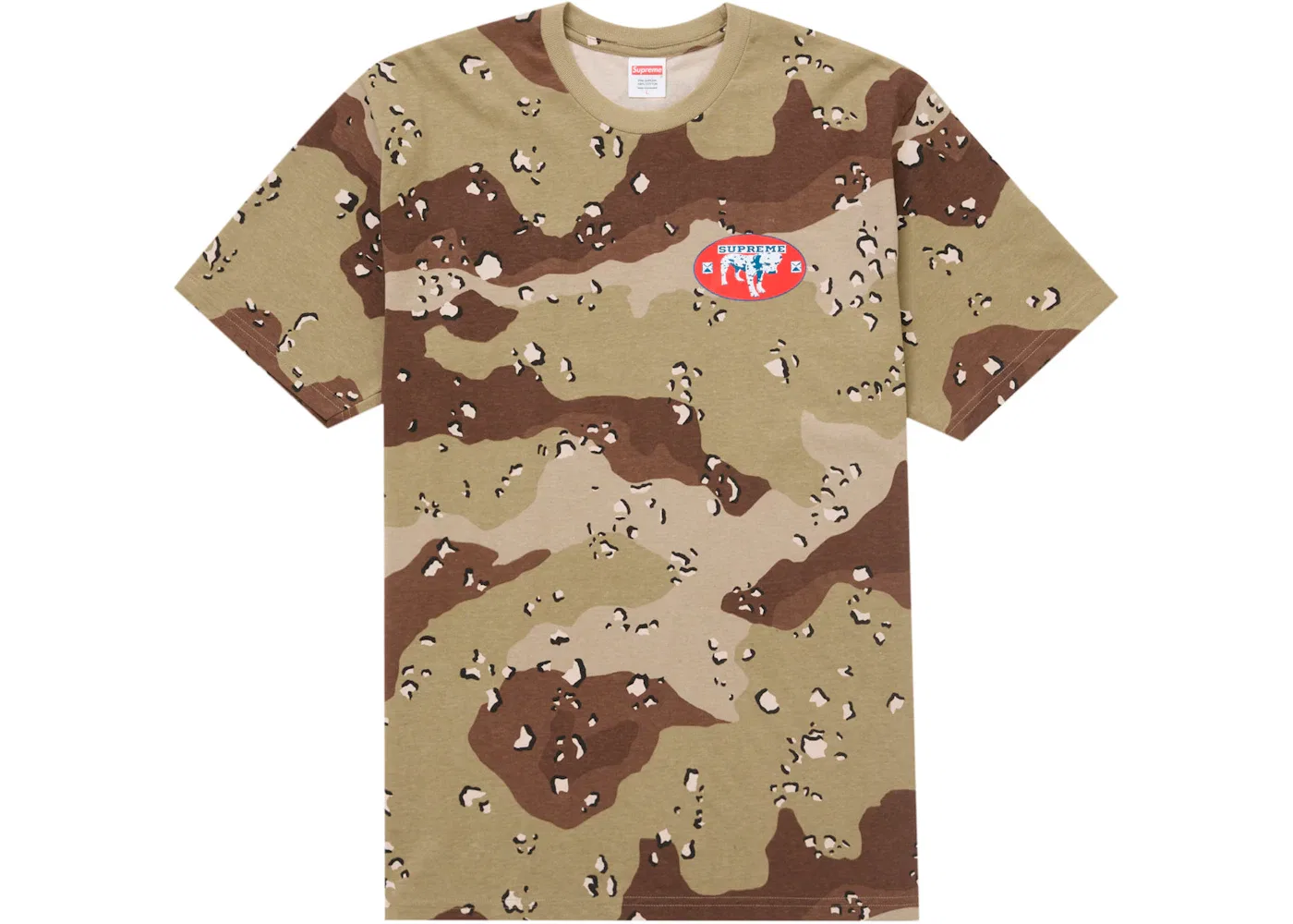 Мужская футболка с принтом Supreme Tee, Choco Camo — фото 2