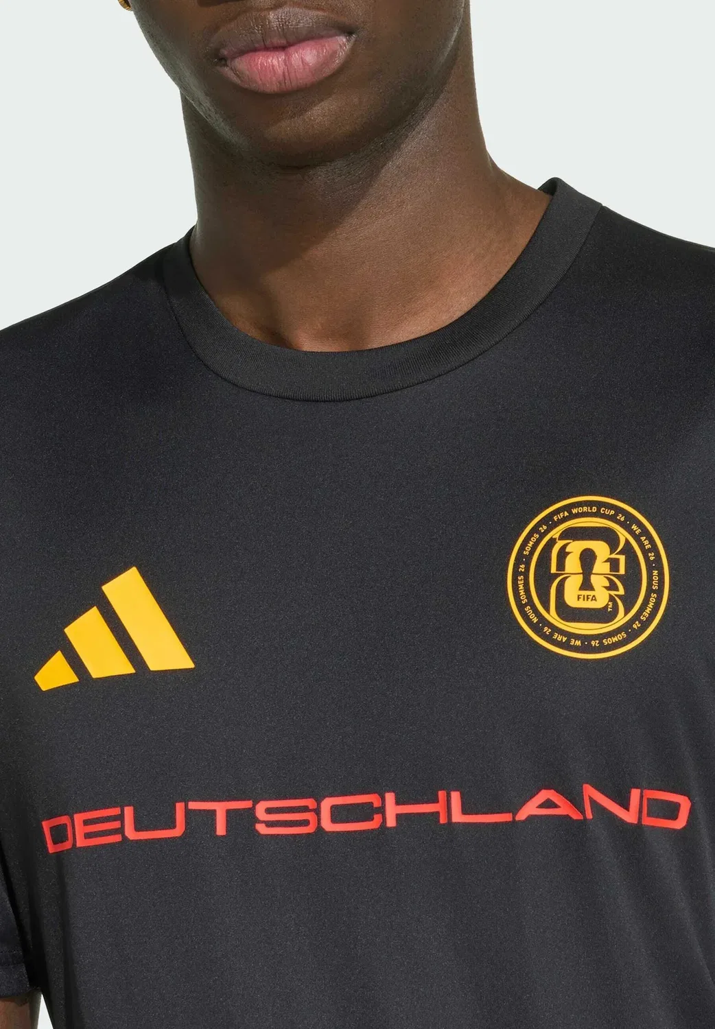 Форма национальной сборной Adidas Performance, Black — фото 3