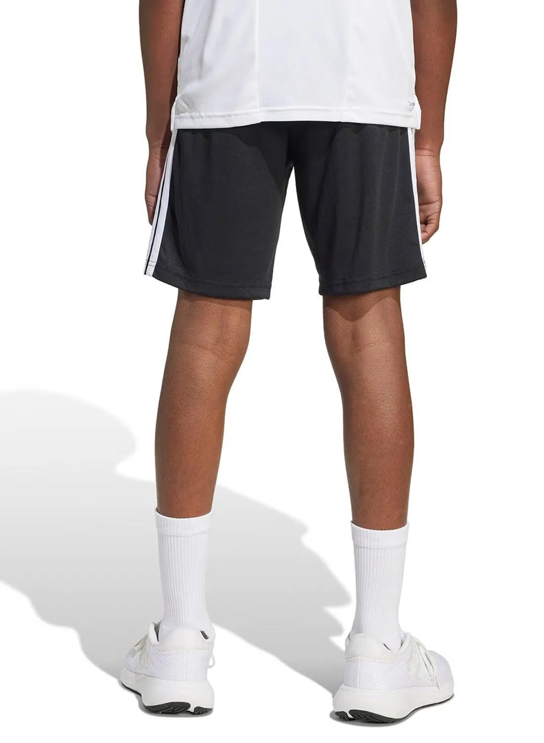 Шорты спортивные с логотипом Train Essentials 3-Stripes Adidas, черный — фото 2