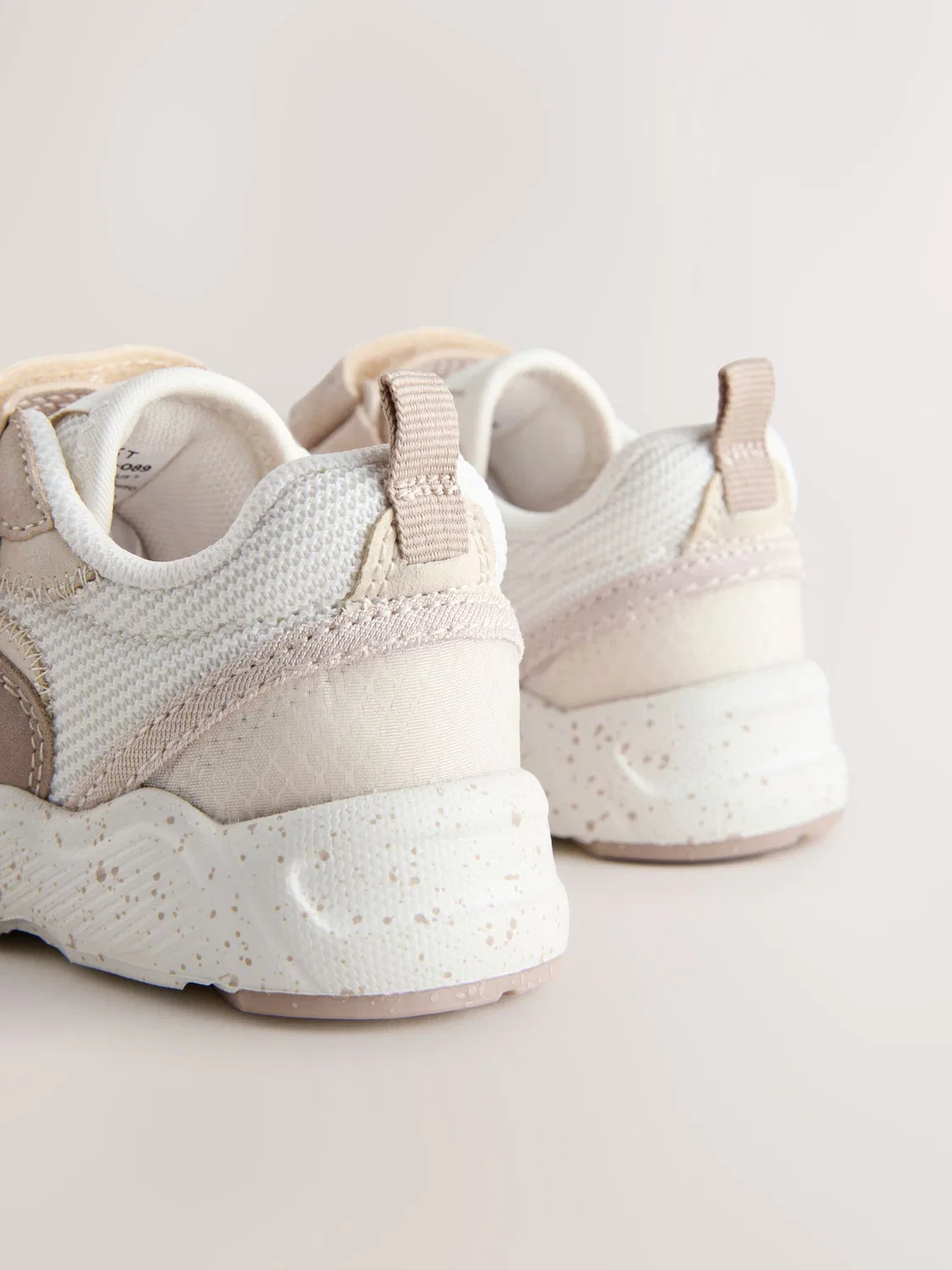 Кроссовки повседневные, Neutral, Elastic Lace Touch Fasten Trainers Next, нейтральный — фото 4