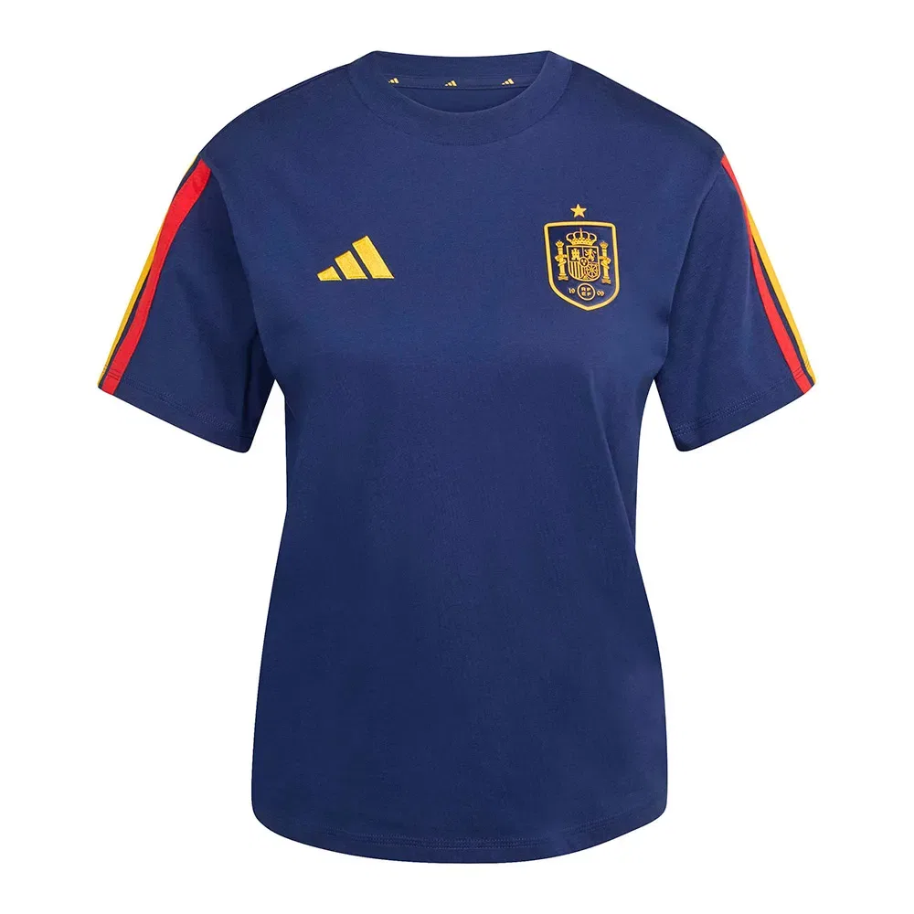 Женская футболка с принтом Spain DNA Adidas, Blue