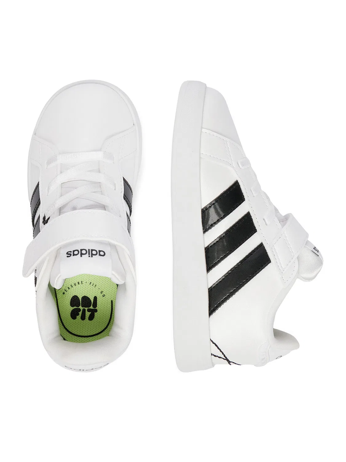 Кроссовки для девочки COURT Adidas, белый — фото 4