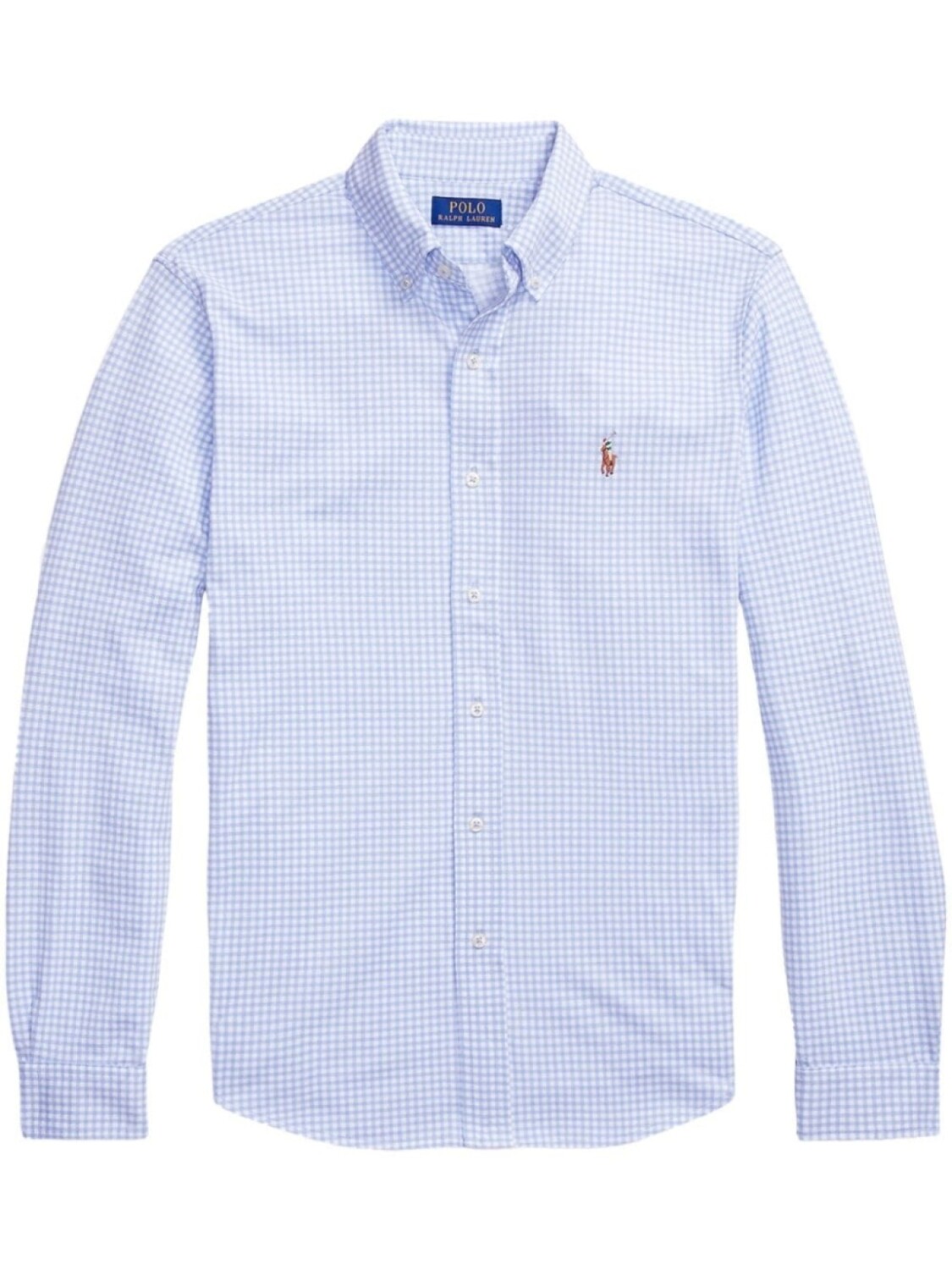 

Polo Ralph Lauren рубашка в клетку гингем, синий