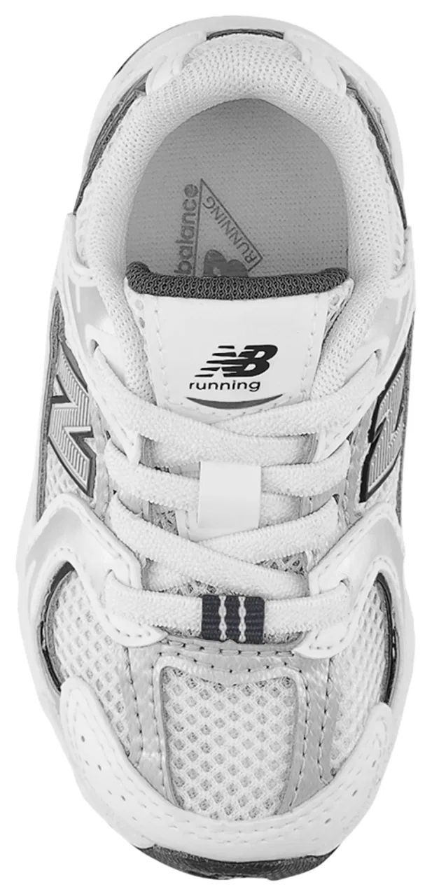 Мальчиковые кроссовки 530 New Balance, цвет White/Navy — фото 3