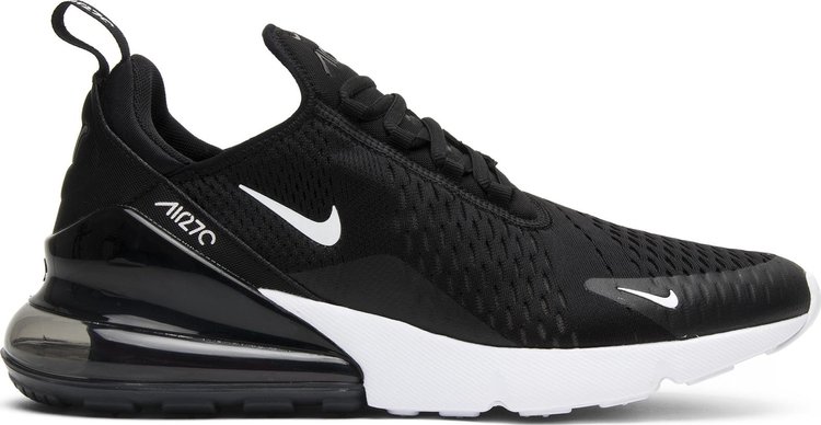 Кроссовки Nike Air Max 270 'Black White', черный - фото