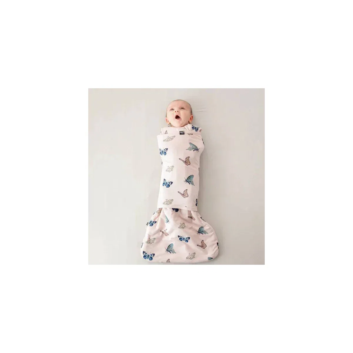 Детский спальный мешок с длинным рукавом Kyte Baby INFANT BASICS/FURNITURE, Blush Butterfly — фото 2