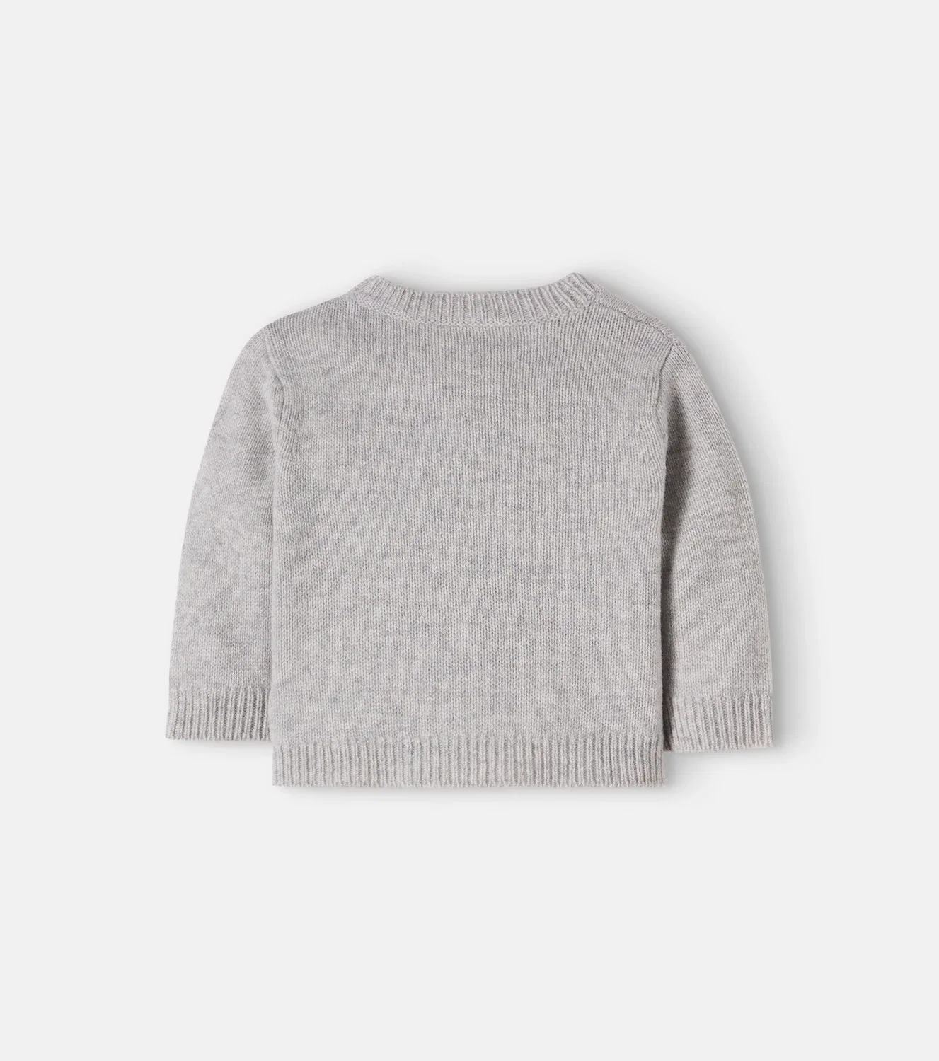 Свитер шерстяной Stella Mccartney Kids, серый — фото 3