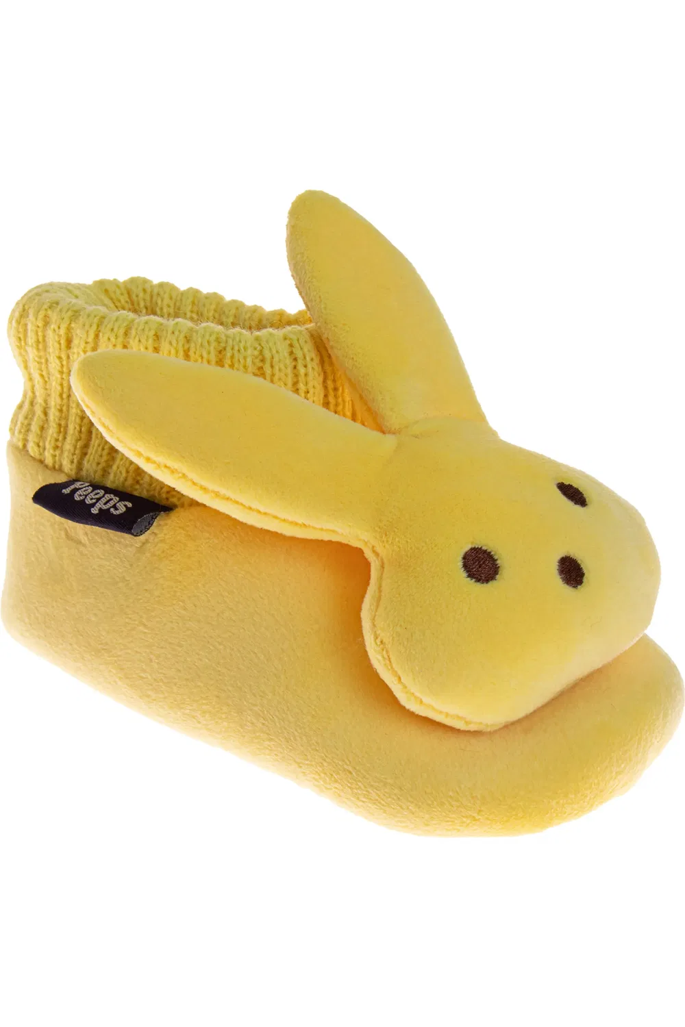 Тапочки детские мягкие с плюшевым кроликом Peeps, желтый