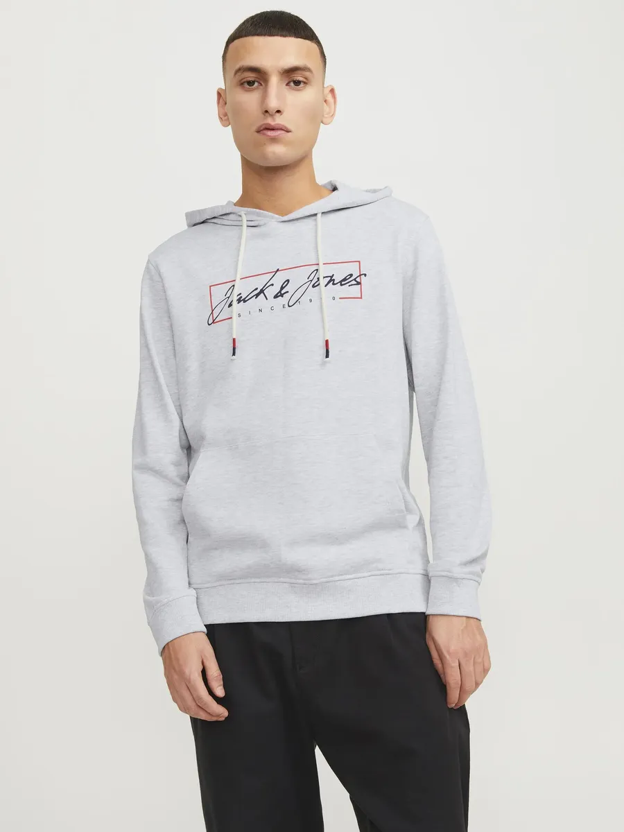 

Толстовка Jack & Jones "JJZURI SWEAT HOOD LN", белый
