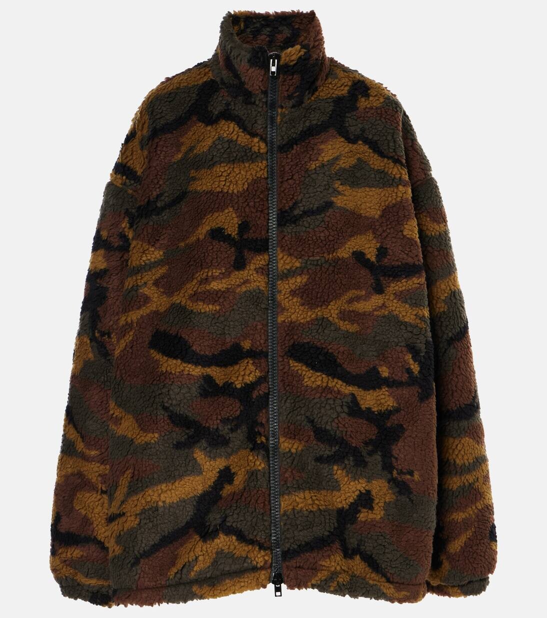 

Флисовая куртка камуфляжного цвета Vetements, цвет green camo, Зеленый, Флисовая куртка камуфляжного цвета Vetements, цвет green camo
