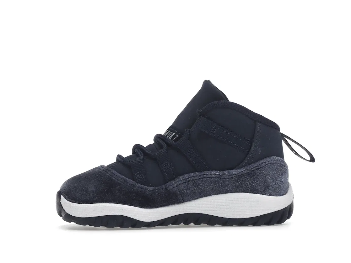 Детские кроссовки Lifestyle с принтом Jordan 11 Retro Jordan, Midnight Navy Metallic Silver White — фото 3