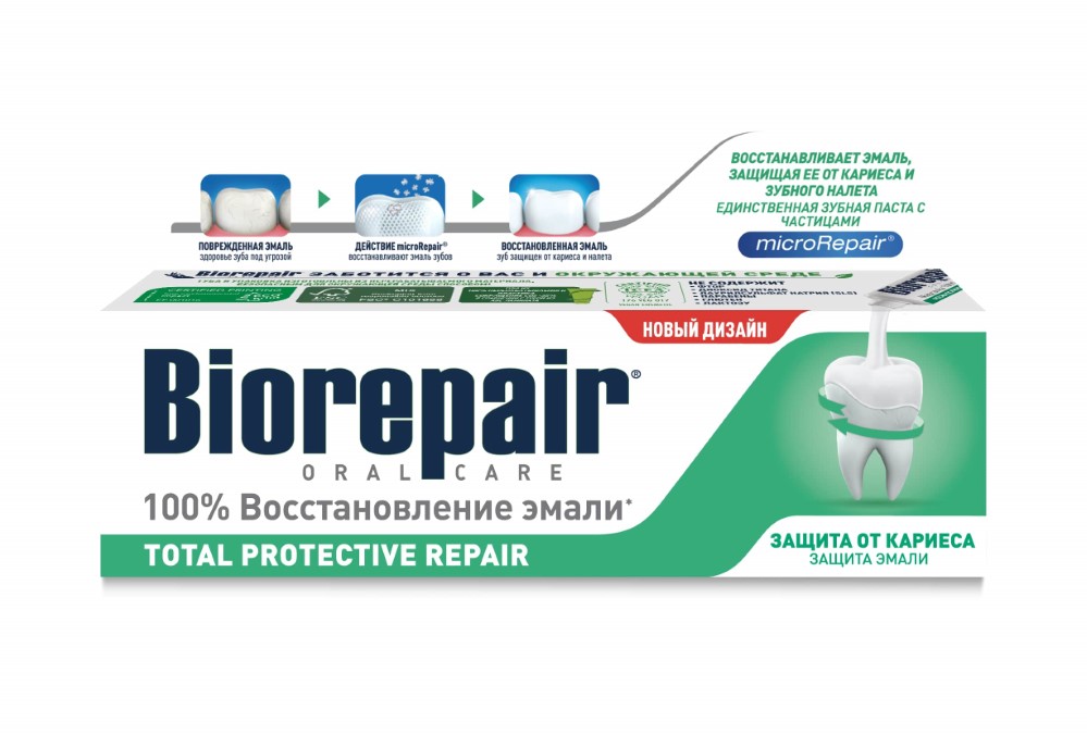 Зубная паста Biorepair Total Protective Repair 75 мл — фото 2