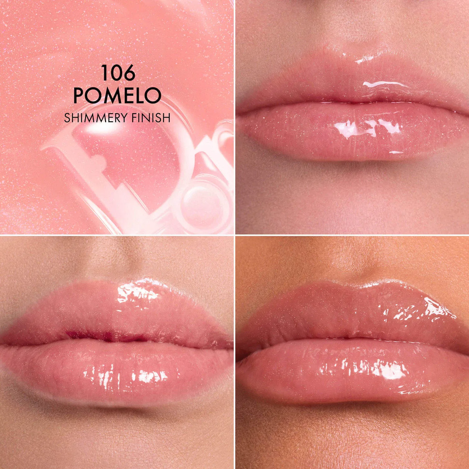 Гигиеническая помада 10 мл с маслянистой текстурой DIOR, Color 106 Pomelo — фото 2