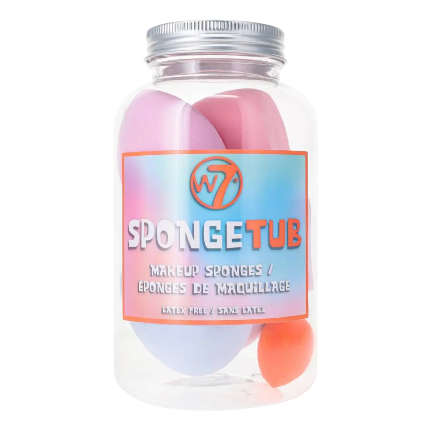 

W7 Sponge Tub набор: спонжи для макияжа, 6 шт/1 упаковка