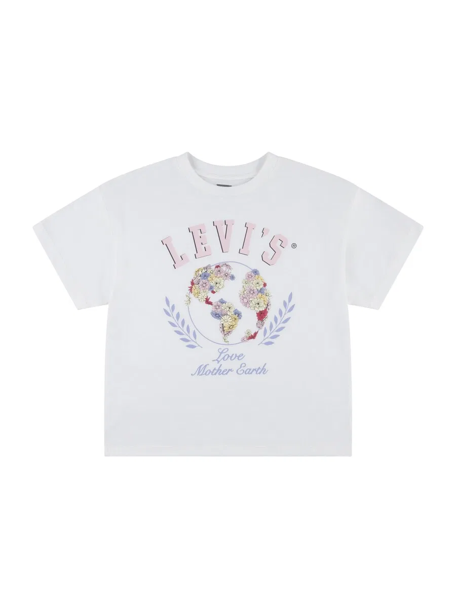 Детская футболка белого цвета Levi'S Kids