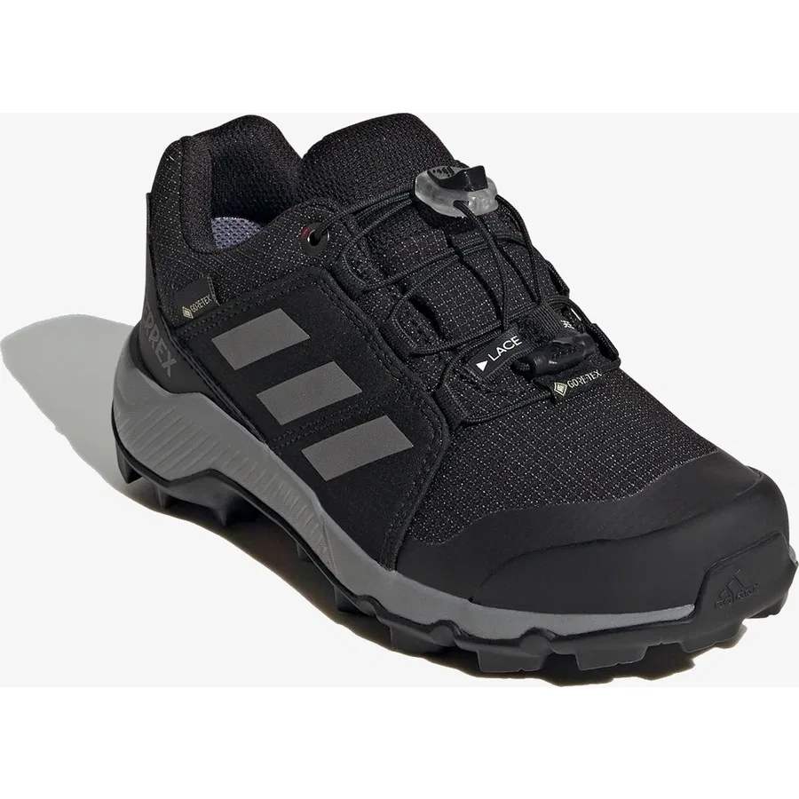 Детские кроссовки для активного отдыха с мембраной Gore-Tex Terrex Gtx K adidas, Черный — фото 2